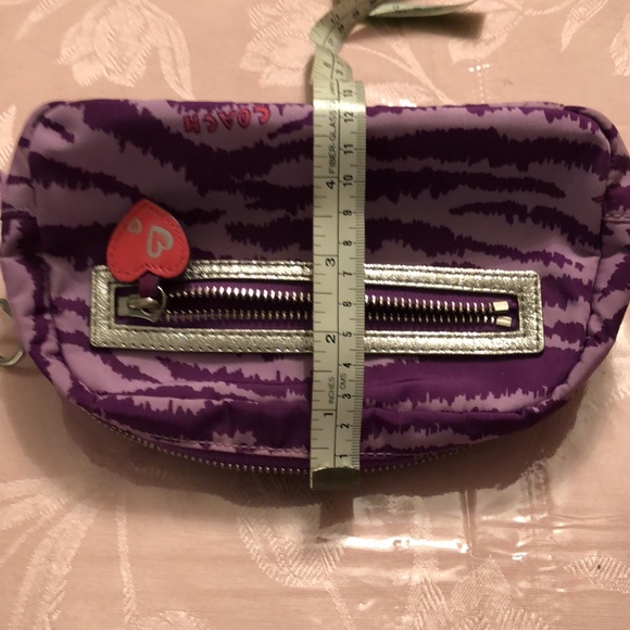 🆕🆕COACH POPPY MAKEUP BAGS TWO TONES OF PURPLE - Picture 7 of 9
